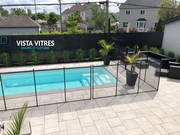clôture et barrière piscine en inox et verre | Vista Vitres