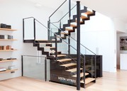 Les avantages esthétiques des rampes d'escalier en verre